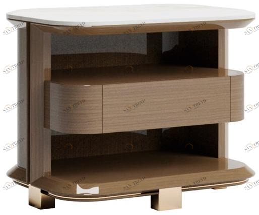 VOLPI Прикроватная тумба с ящиками Luigi volpi Lv-83006.cd