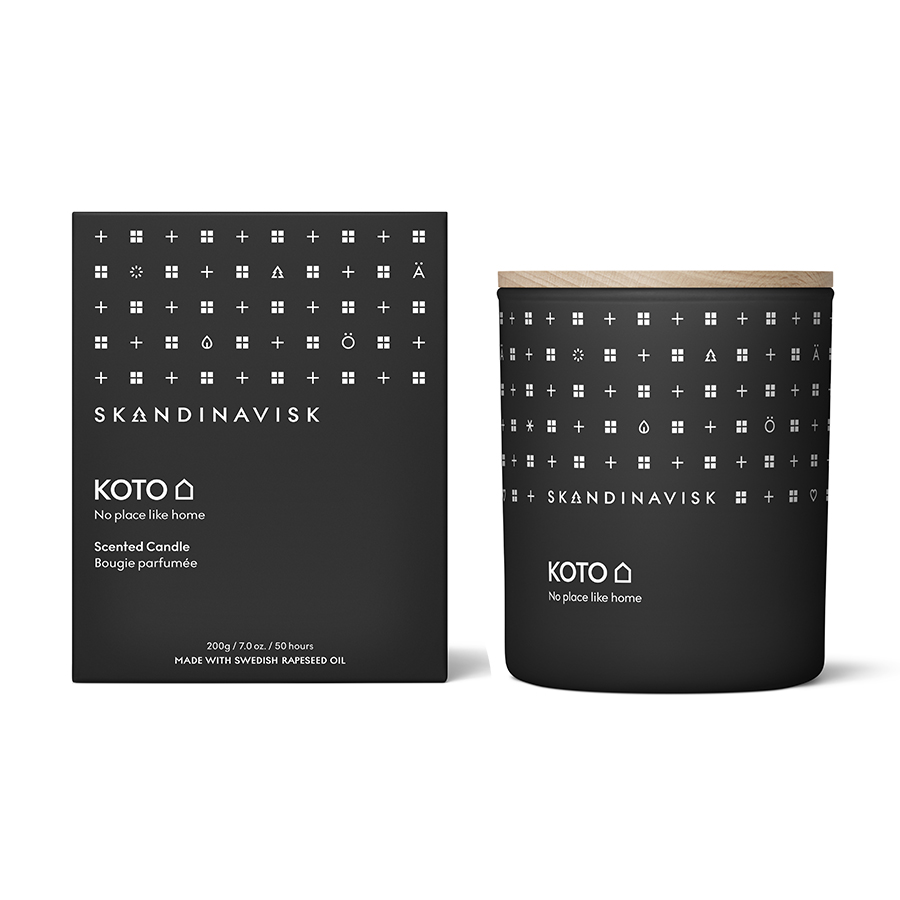 SK20106 Свеча ароматическая koto с крышкой, 200 г (новая) S K A N D I N A V I S K 