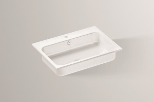 2219600400 Встраиваемая раковина, eb.sr650h, белая, для простого ухода Alape серия SR (Stream)