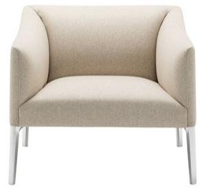 Andreu World Кресло из ткани с подлокотниками Couvé Bu1277 - Вид №3