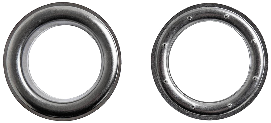 84775068 Люверс металлический 40 мм цвет серый 10 шт. STLM-0055015 Santreyd  - Вид №1