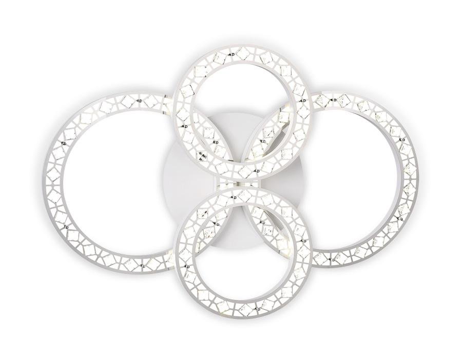 Потолочная светодиодная люстра Ambrella light Ice FA163 AMBRELLA LIGHT ДИЗАЙНЕРСКИЕ, ICE 00-3888724 Белый  - Вид №1