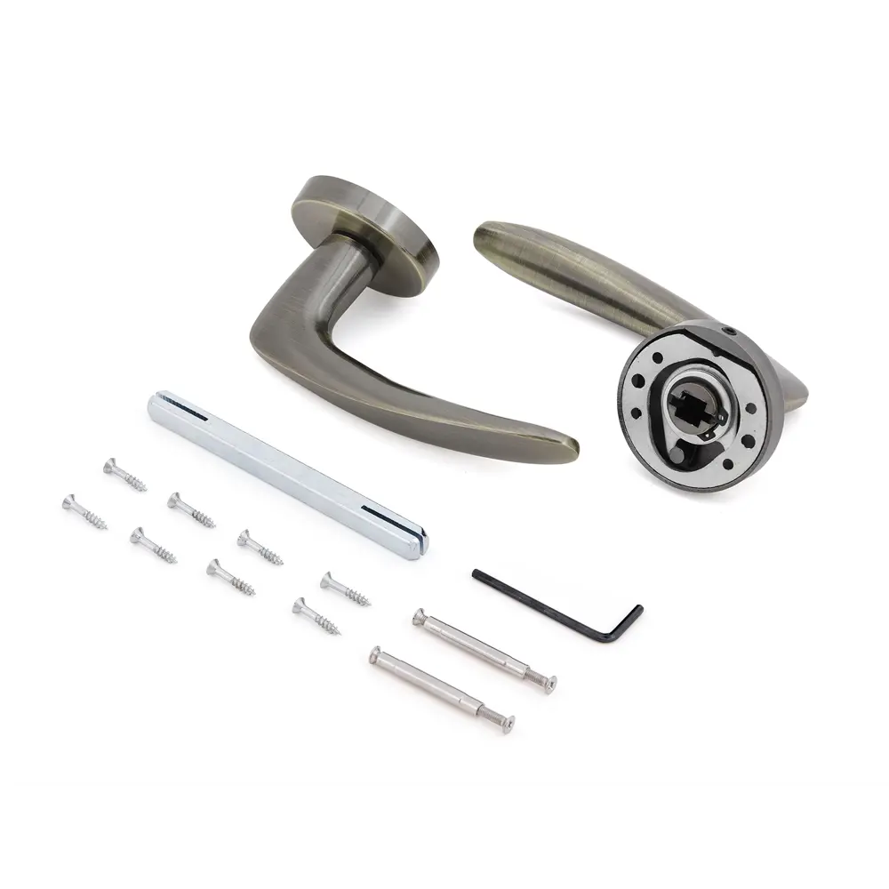 Дверные ручки Фабрика замков Cirta без запирания цвет бронза STLM-2068716 - Вид №1