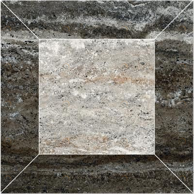 Панно Terra K-53/LR/d04 GREY 60x60 Kerranova sun-id-329952