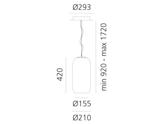 Выдувное стекло светодиодный подвесной светильник Artemide Gople ARCH-00057210 - Вид №41