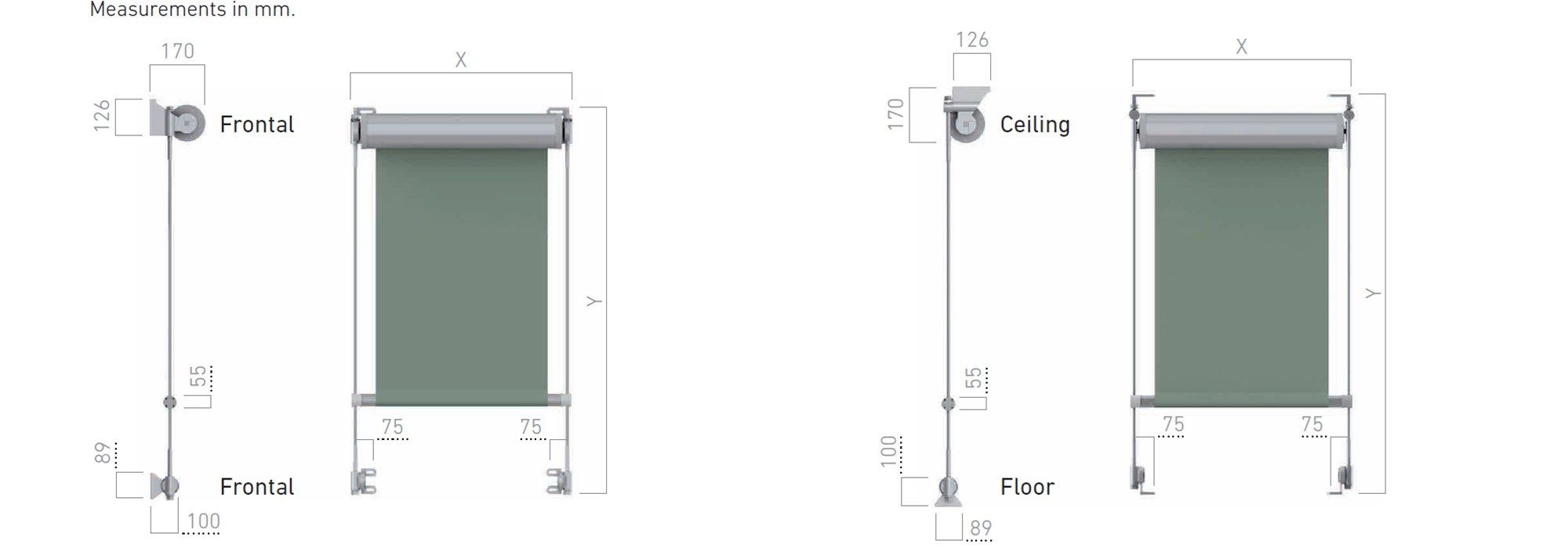 Тканевый навес с боковыми направляющими Saxun SRS ARCH-00093992 - Вид №2