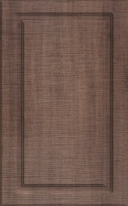 Фасады для кухни Классика Фрезеровка «Прямоугольник+» Ясень маррон №197