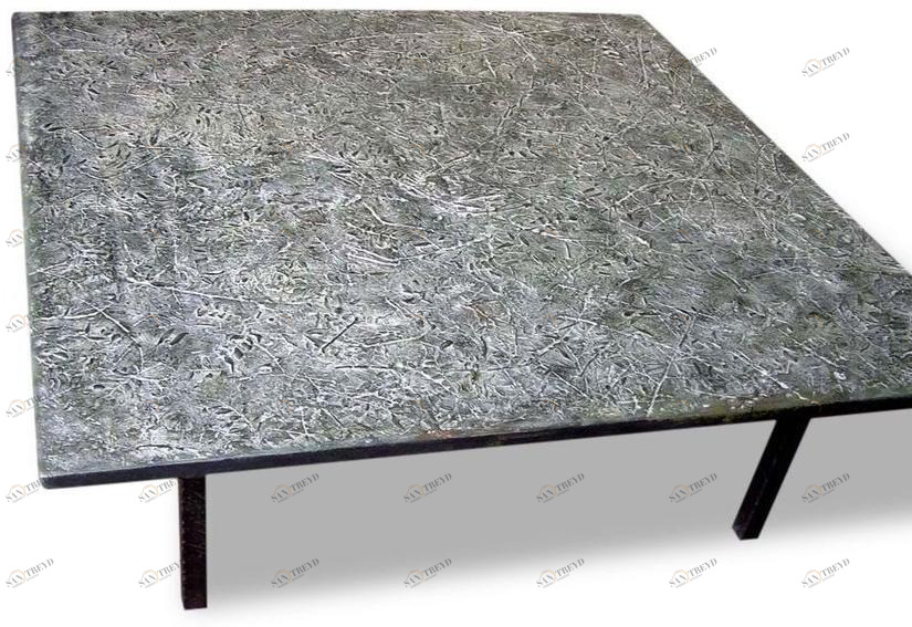 ICI ET LÀ Низкий квадратный журнальный столик Empreintes huellas sun-id-1389995