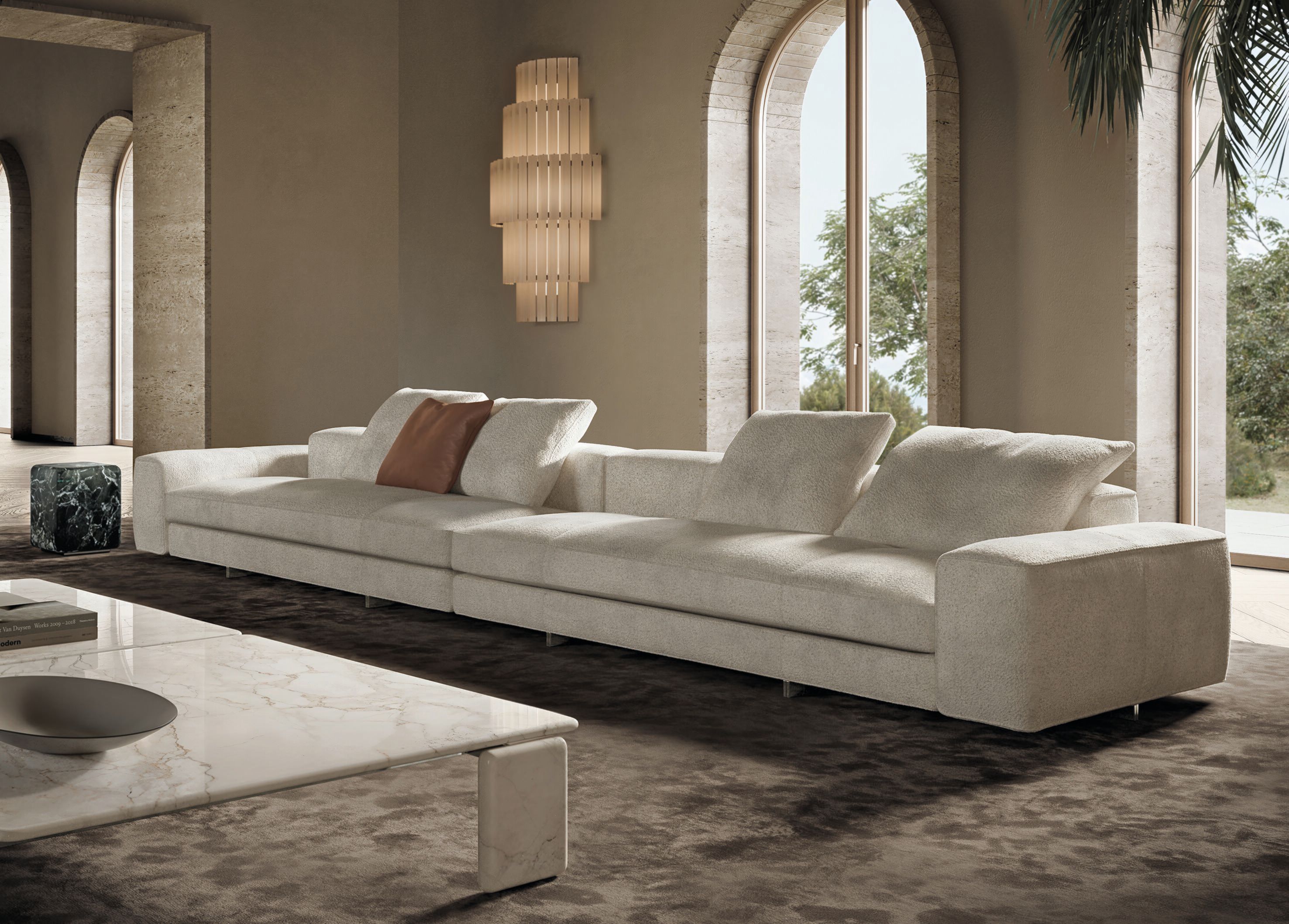 Модульный тканевый диван Minotti Yves ARCH-00127940 - Вид №12