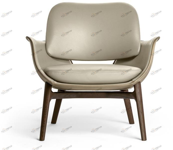 Poltrona Frau Мягкое кожаное кресло с подлокотниками La collezione - divani e poltrone sun-id-1476281