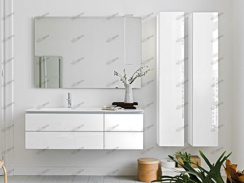 ARTELINEA Подвесная тумба под умывальник из хрусталя с ящиками  Al 351b / al 354b 