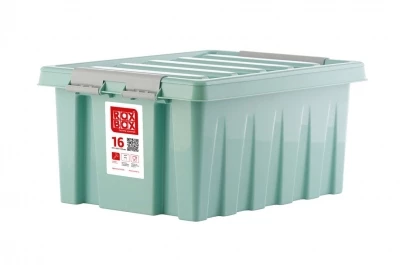 Контейнер с крышкой и клипсами Rox Box 16 (зеленый)
