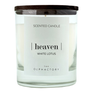 VV401WLBTO Свеча ароматическая the olphactory, heaven black, Белый лотос, 40 ч Ambientair