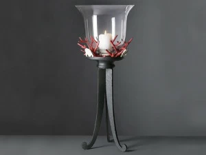 OFFICINACIANI Подсвечник из железа и стекла Coralli Hl1048ca-b