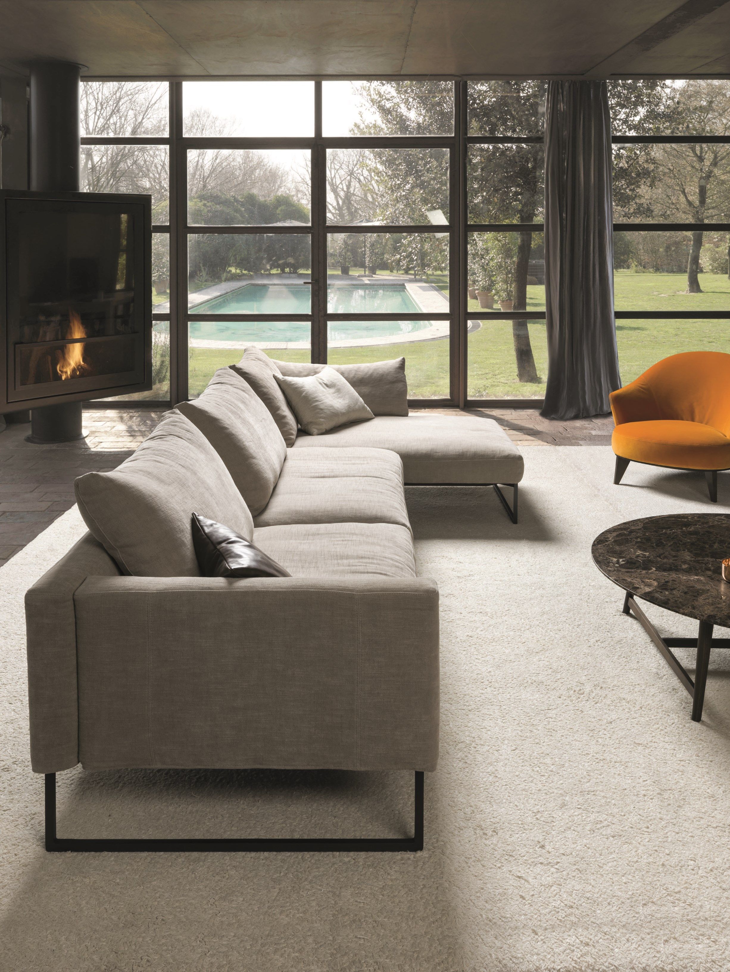 3-местный кожаный съемный диван Désirée divani Arlon ARCH-00031436 - Вид №6