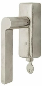 Dauby Металлическая оконная ручка с замком Pure® 10537