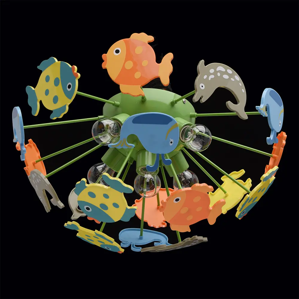 Люстра потолочная «Улыбка Рыбки», 5 ламп, 10 м² MW-Light STLM-2104547 - Вид №3