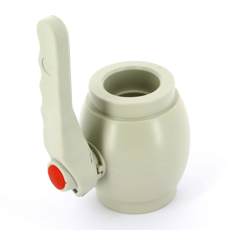 Кран шаровой сварка полипропиленовый рычаг FV-PLAST 50 301050 - Вид №1