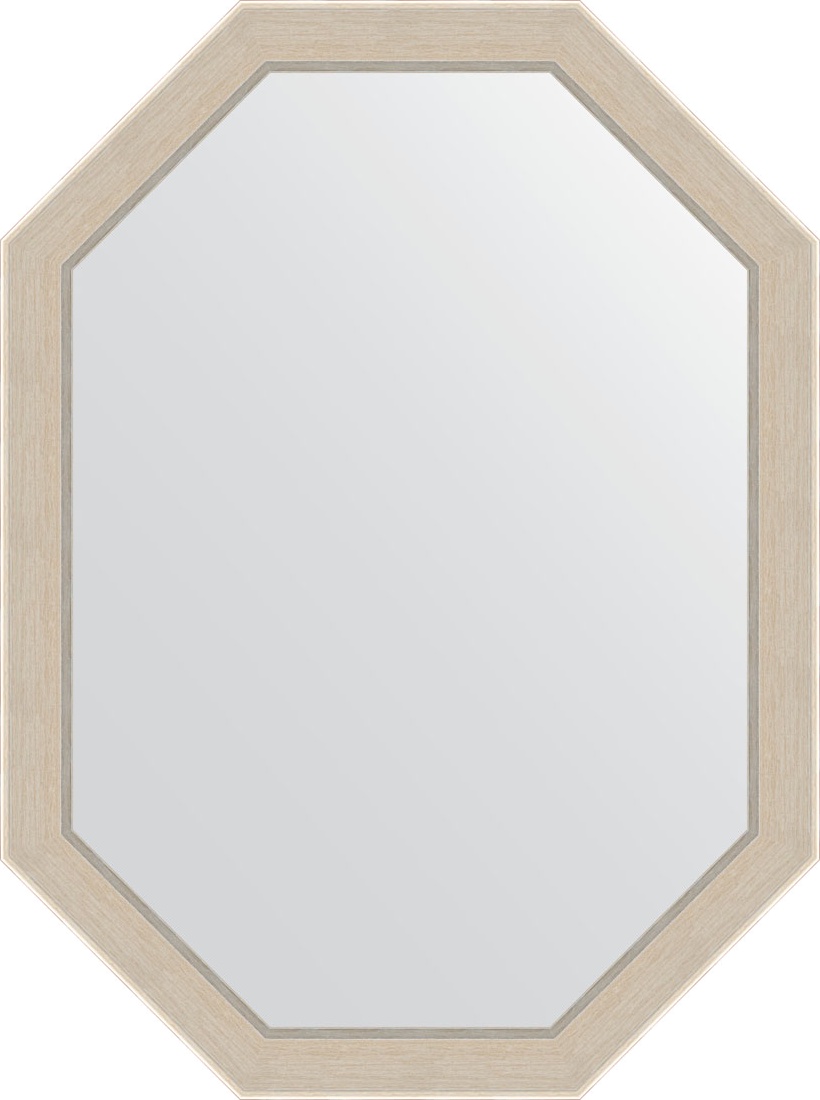 BY 7283 Зеркало в багетной раме - травленое серебро 52 mm EVOFORM Octagon