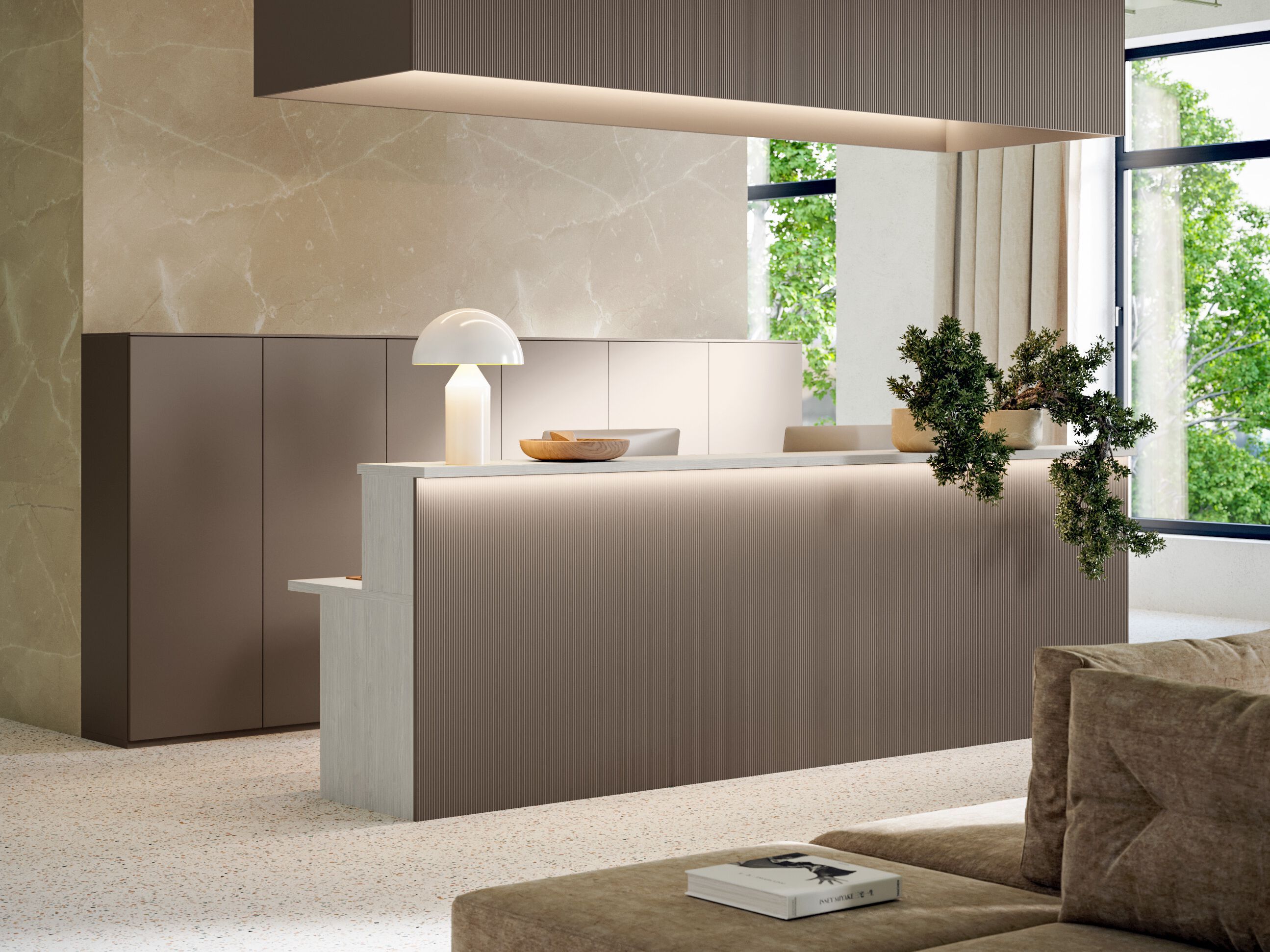 Стойка регистрации с освещением Giessegi OfficeTime ARCH-00076193 - Вид №4