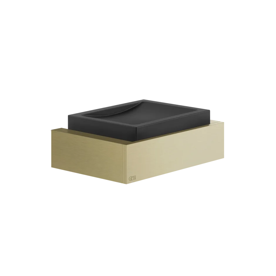 Держатель для мыла 20802 727 Gessi Inverso ЛАТУНЬ МАТОВАЯ PVD 20802727