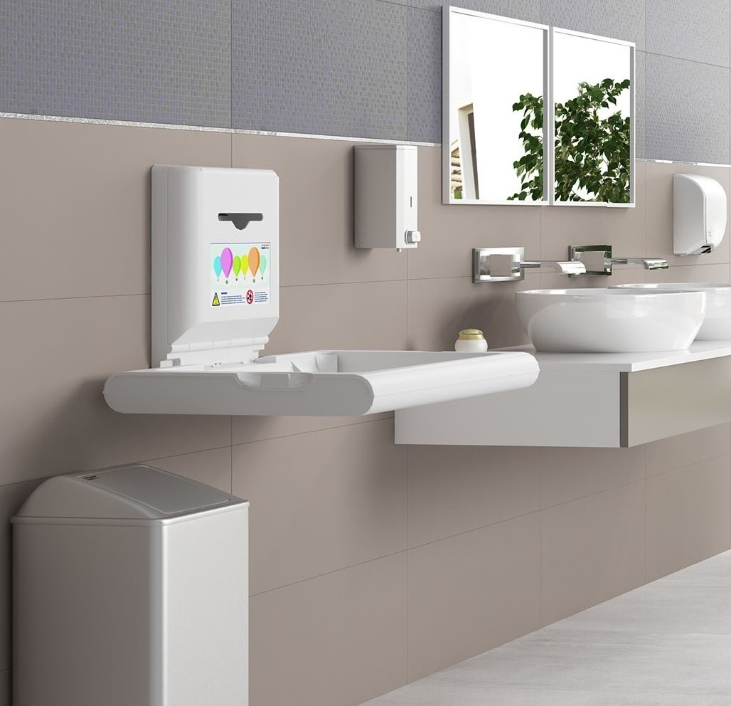 CP0016H-I Горизонтальный пеленальный столик со встроенной антибактериальной добавкой и ионизатором mediclinics  - Вид №5