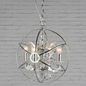 Подвесная люстра Loft IT Crystal Wins Loft1896/4 LOFT IT ДИЗАЙНЕРСКИЕ, CRYSTAL WINS, ШАР 117917 Хром