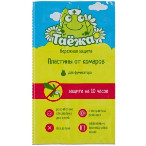 Пластины от комаров Таежа, 10 шт. 15163603 STLM-2008659