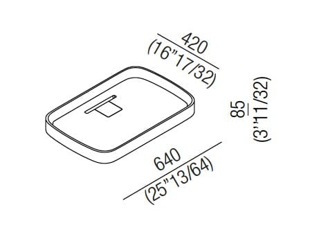 Прямоугольная столешница из Цементаskin® Agape Petra ARCH-00040950 - Вид №3