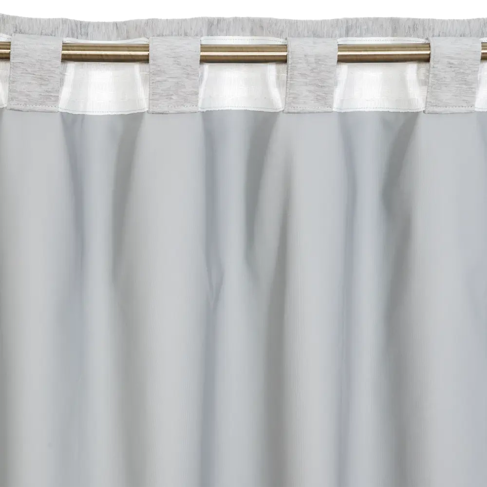 INSPIRE Auriane - термозащитные шторы с эффектом блэкаут, серый гранит 83715988 STLM-0043688 - Вид №4