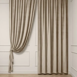 Ткань 1 п/м бархат Bellissimo 300 см 280 г/м² цвет сафари 89462541 STLM-2193144