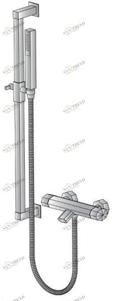RUBINETTERIE STELLA Смеситель для душа с ручным душем Firenze sun-id-1464227