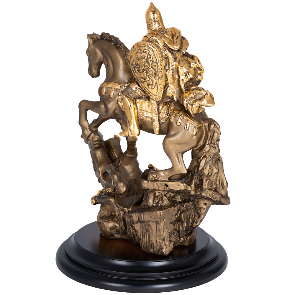 23077 Статуэтка Александр Невский Бронза BOGACHO 4627138152355 - Вид №4