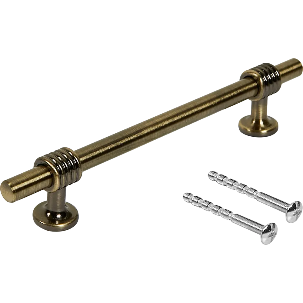 86924090 Ручка-рейлинг мебельная 7905 128 мм цвет античная бронза STLM-1004034 EDSON  - Вид №2