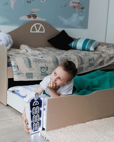 Детский диван-кровать с дополнительным спальным местом "Амстердам" МАНДАРИН АМСТЕРДАМ 179540 Розовый Santreyd  - Вид №6