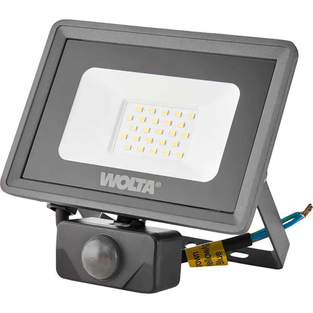 Прожектор Wolta WFL-20W/06S 1800 Лм с датчиком движения 83686923 STLM-2180513 
