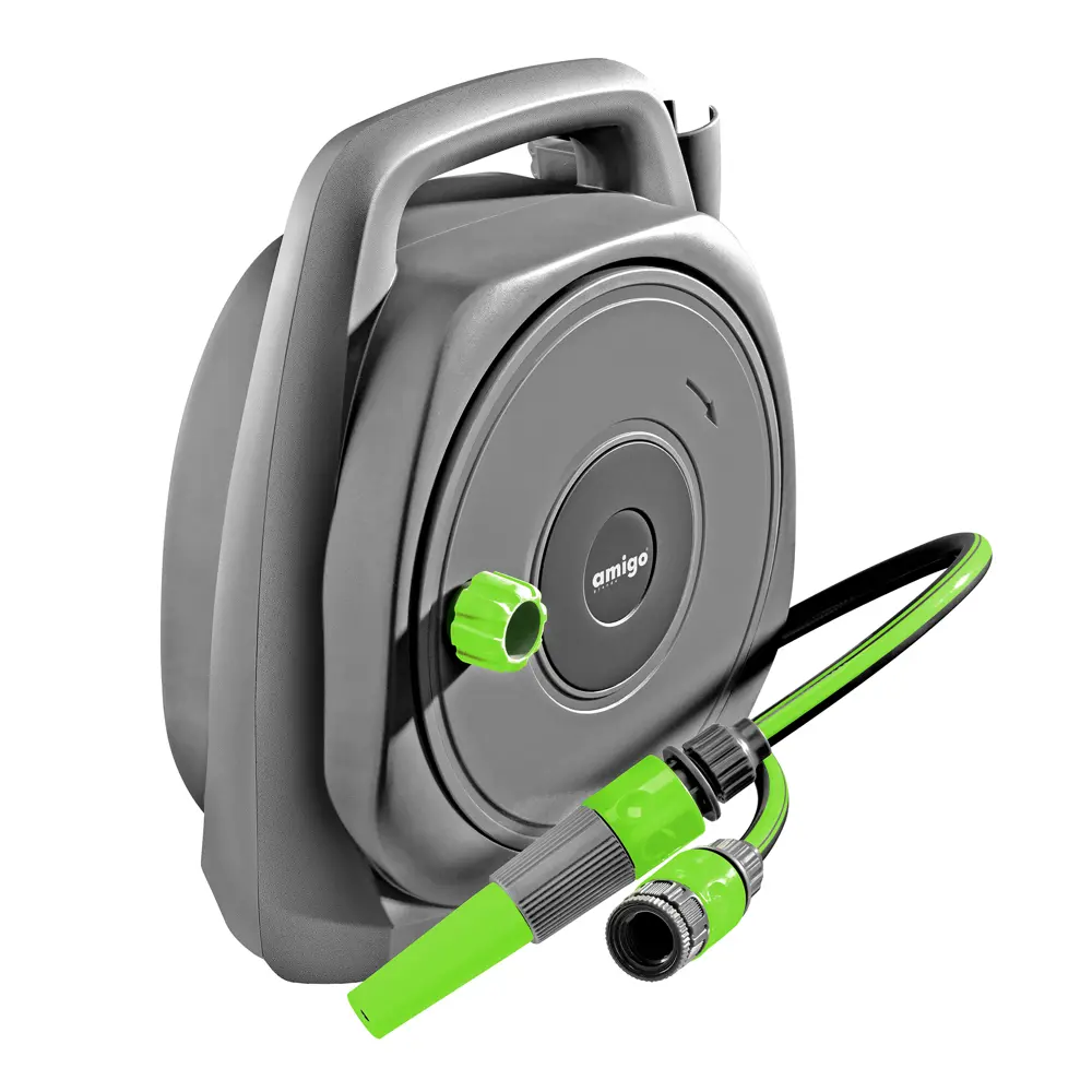 Катушка с шлангом Amigo 79608 10 м 8 мм Santreyd STLM-2178024 - Вид №1