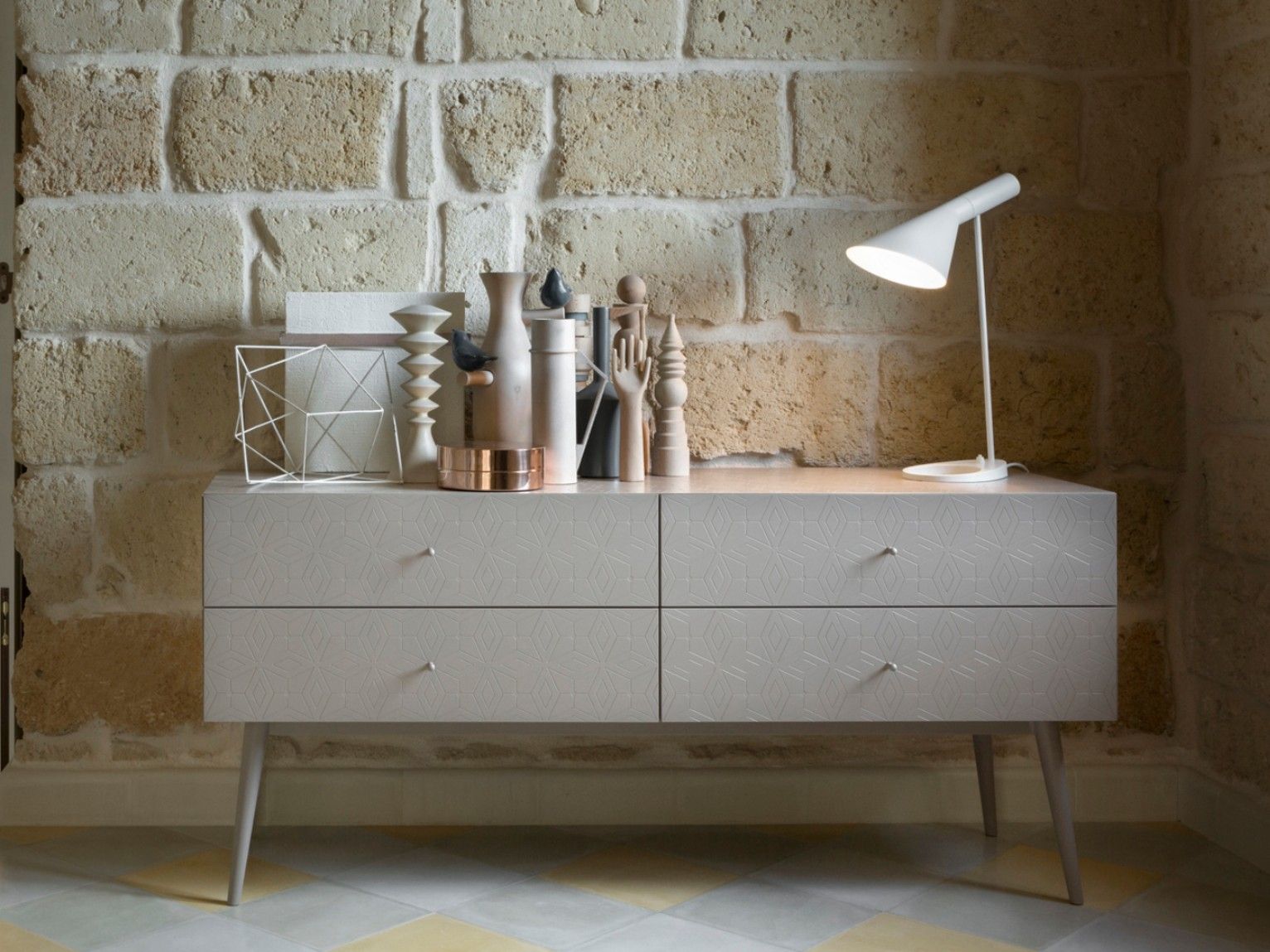 Деревянный комод Barba design плитка ARCH-00034247