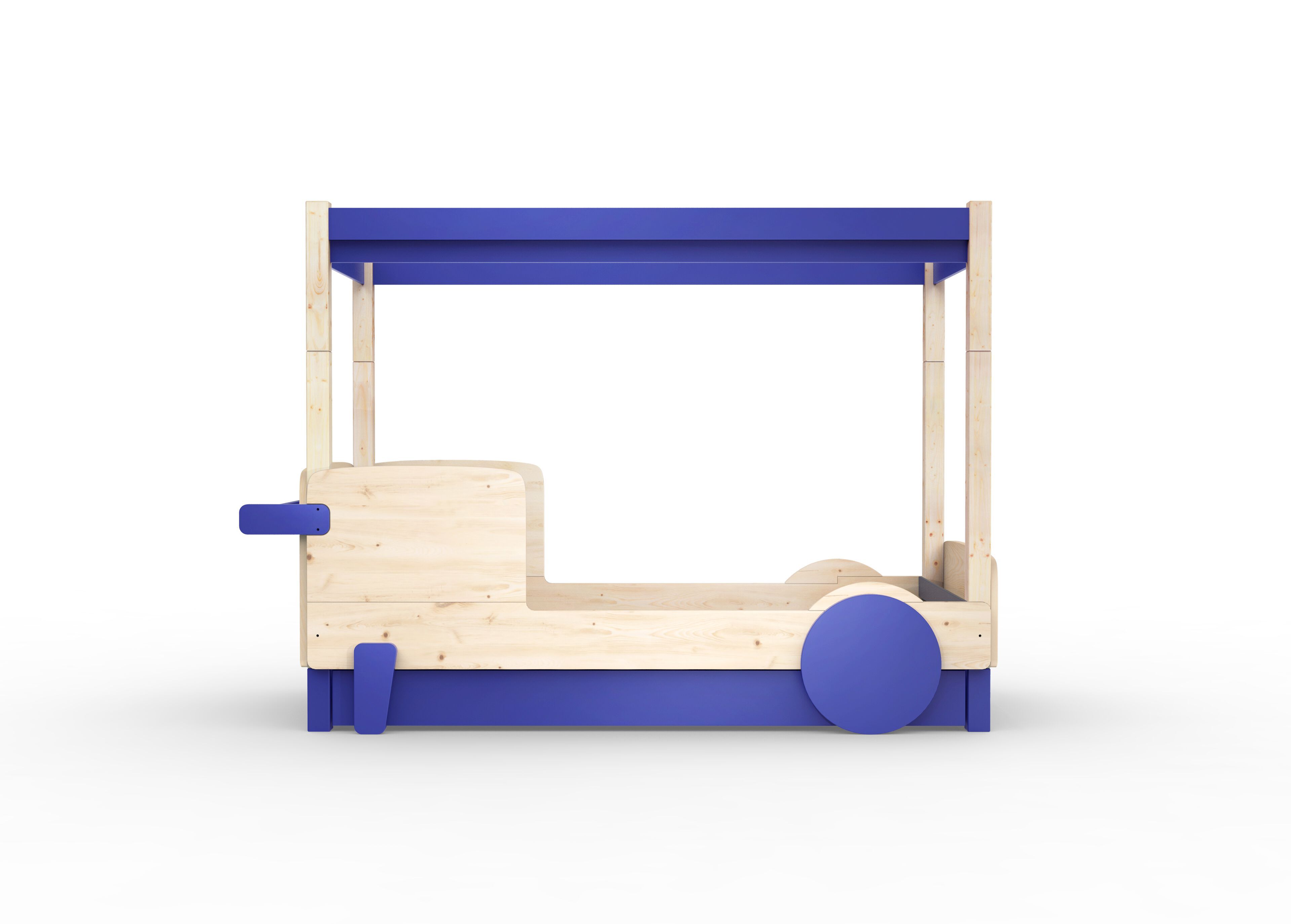 Деревянная выдвижная односпальная кровать с балдахином Mathy by Bols ARCH-00151317 - Вид №10