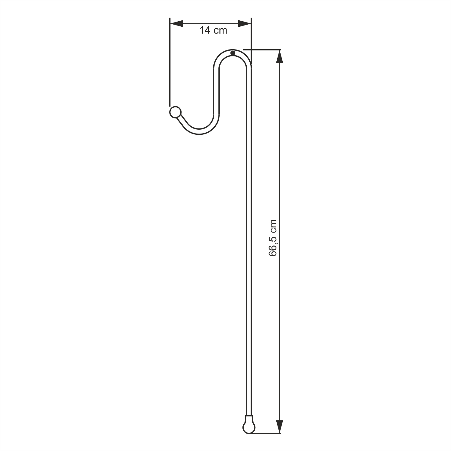 K-1122 Держатели для 2-х навесных полок WasserKRAFT  - Вид №1
