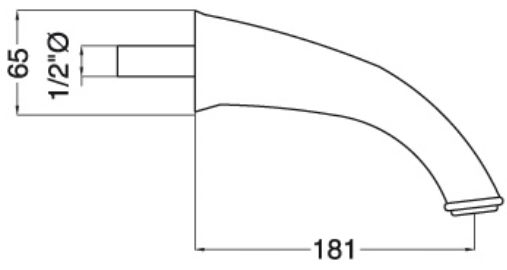 Излив MIGLIORE Ricambi ML.RIC-19313.DO, золото  - Вид №3