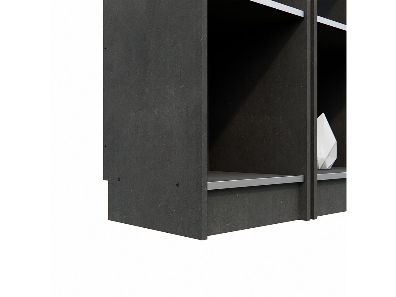 Высокий модульный офисный книжный шкаф в дневное время MaxForm Shape ARCH-00044589 - Вид №4