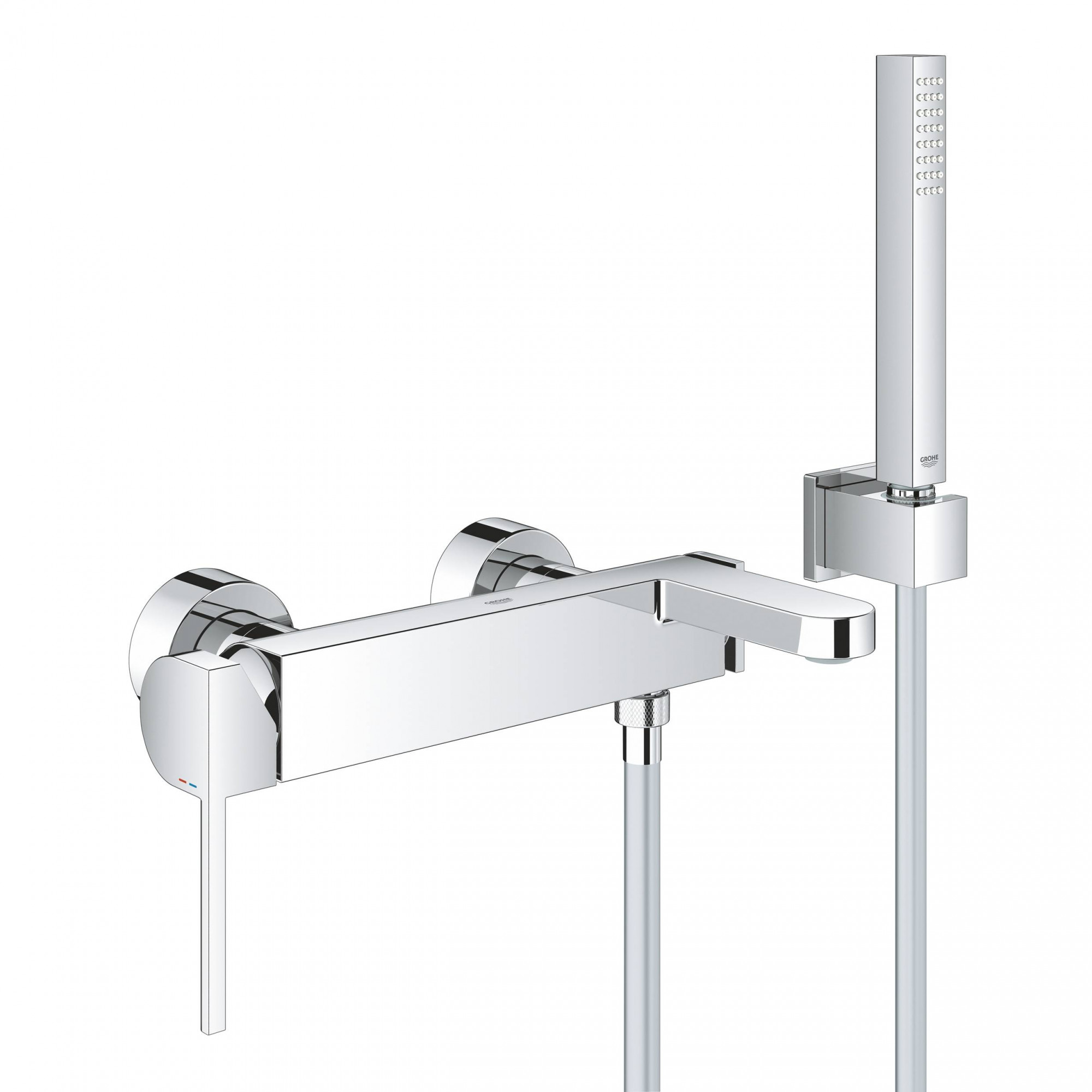 Смеситель для ванны GROHE Plus, настенный монтаж (33547003)