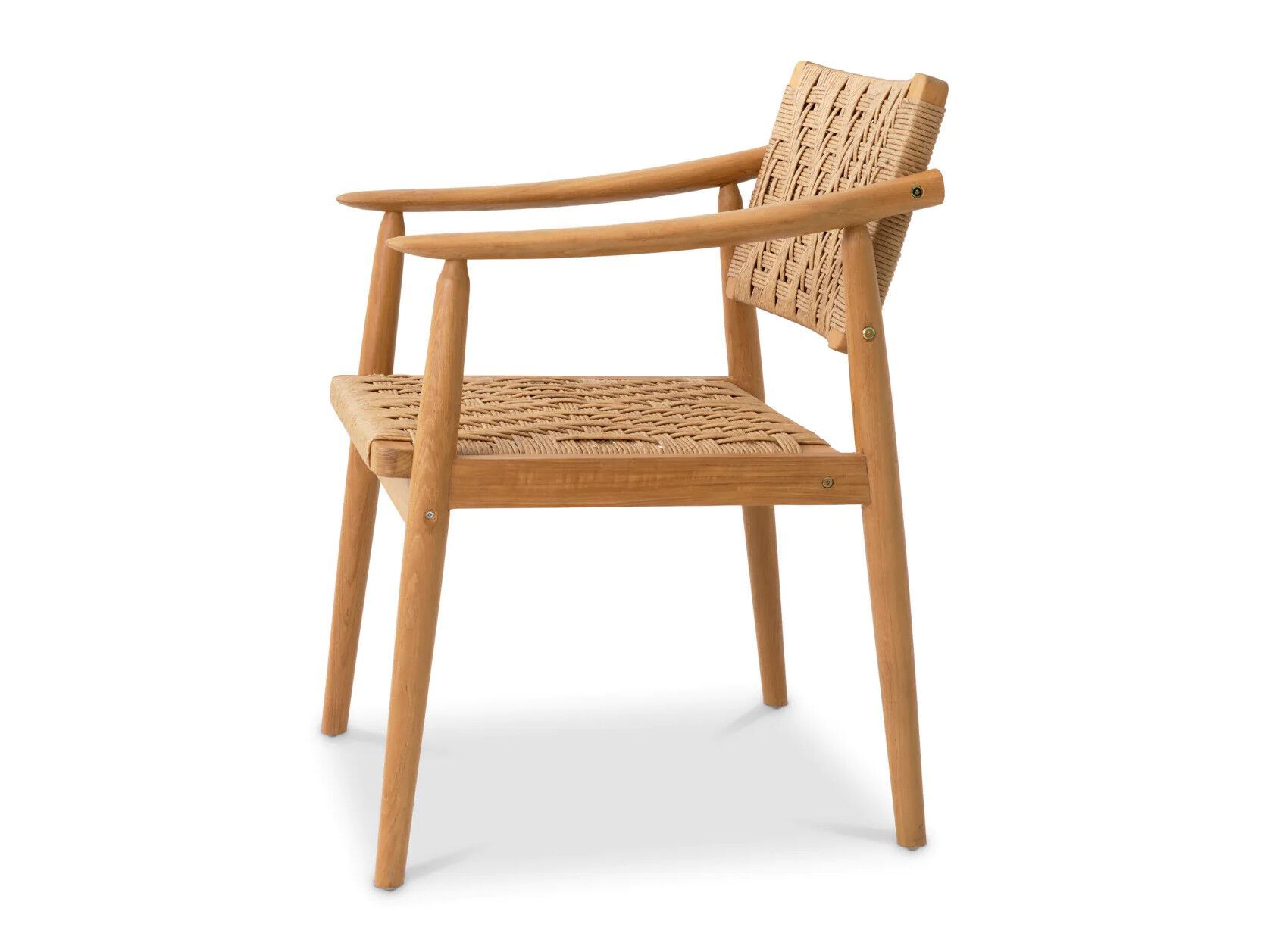 Стул для сада из тикового дерева с подлокотниками Eichholtz Laroc ARCH-00078659