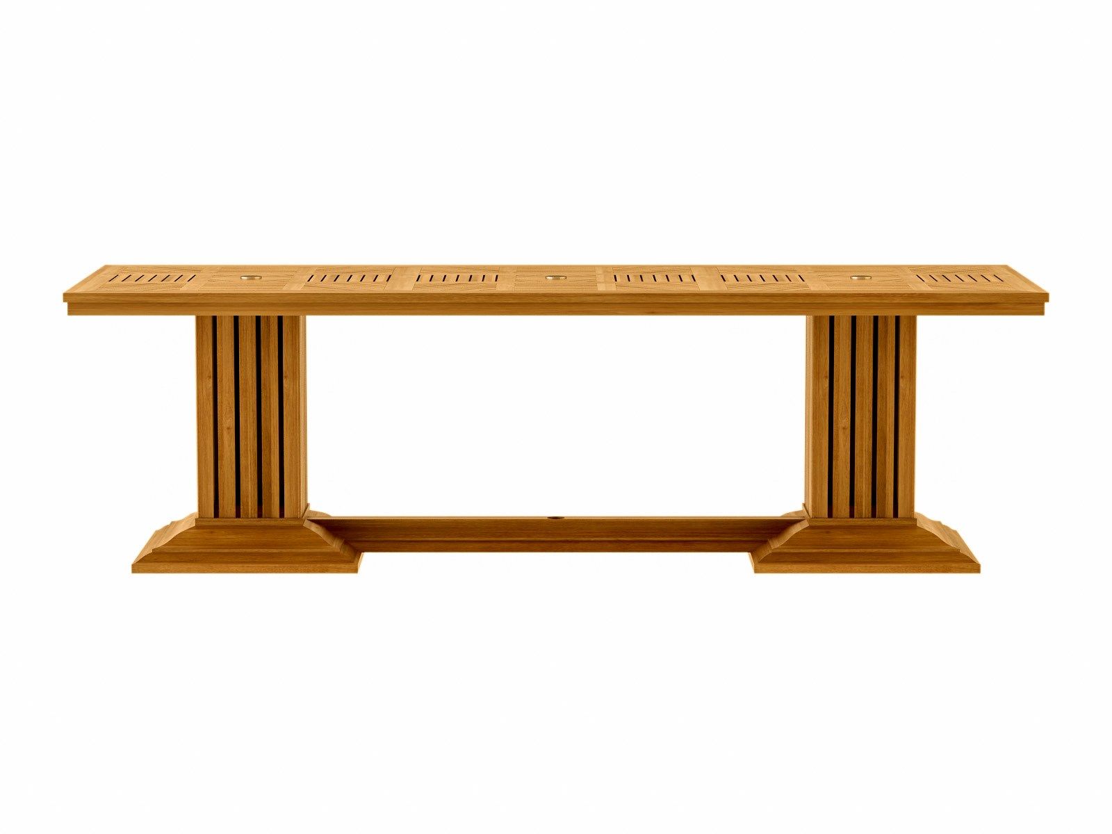 Прямоугольный садовый стол из тикового дерева ASTELLO Coquelicot ARCH-00149191