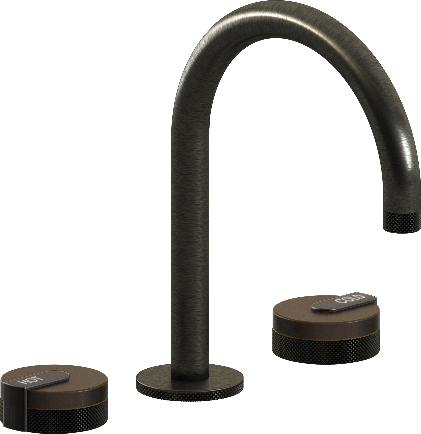 E-11512-R1OB-L1GM-BOX Смеситель для умывальника на 3 отвертия GRAFF MOD+