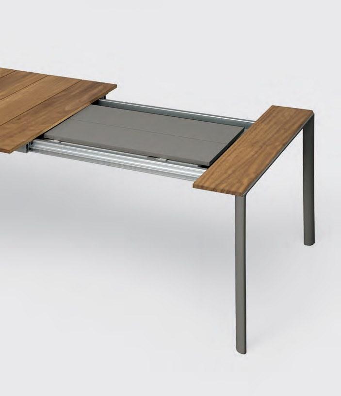 Kristalia Прямоугольный садовый стол из тикового дерева раздвижной sun-id-1422458 - Вид №5