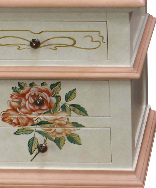 2821 Tifernoit Тумбочка с 3 ящиками, гладкая Zona Notte  - Вид №6