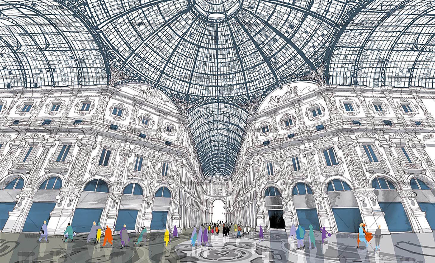 Перспективные обои ПВХ бесплатно, экологически чистые, моющиеся WallPepper коллекция 2021 ARCH-00055270 - Вид №1