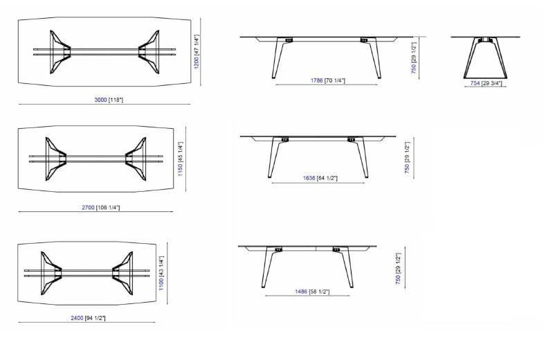 Прямоугольный садовый стол с керамической столешницей ROCHE BOBOIS ARCH-00044964 - Вид №7